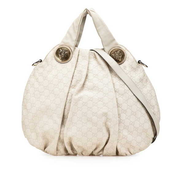 Gucci Leather Shoulder Hysteria Bag ssima Beige - Picture 1 of 8